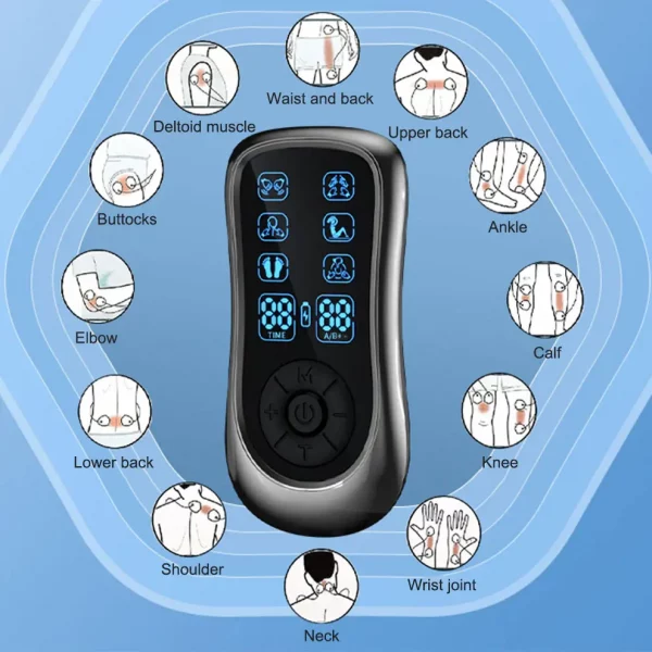 Multifunctional TENS Unit & EMS Massager: Manage Pain & Boost Muscle Recovery - Image 4