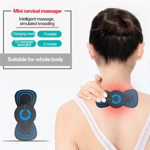 Mini EMS Cervical Massage Sticker: Relieve Neck Tension Anytime, Anywhere