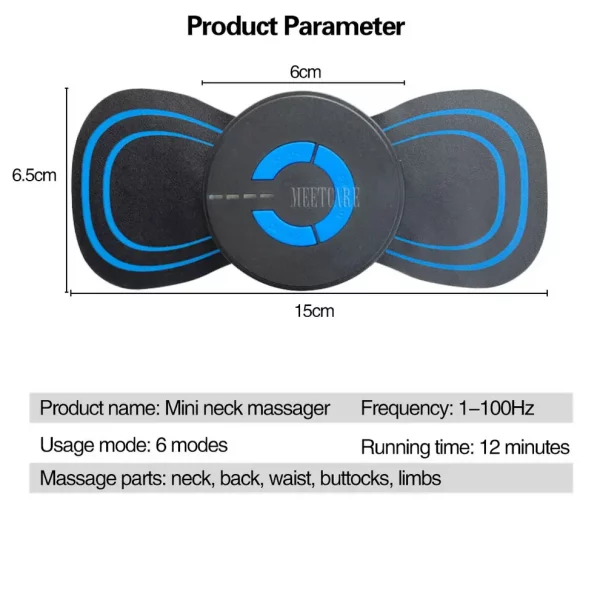 Mini EMS Cervical Massage Sticker: Relieve Neck Tension Anytime, Anywhere - Image 4