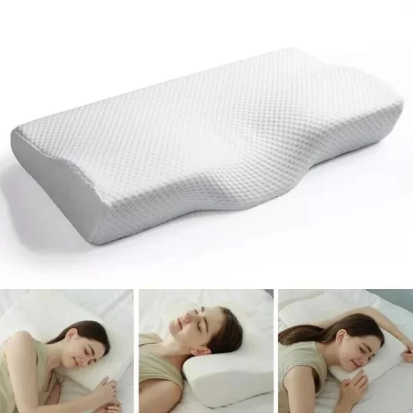 Memory Foam Neck Pillow with Divider: Reduce Snoring & Find Comfort - Image 7