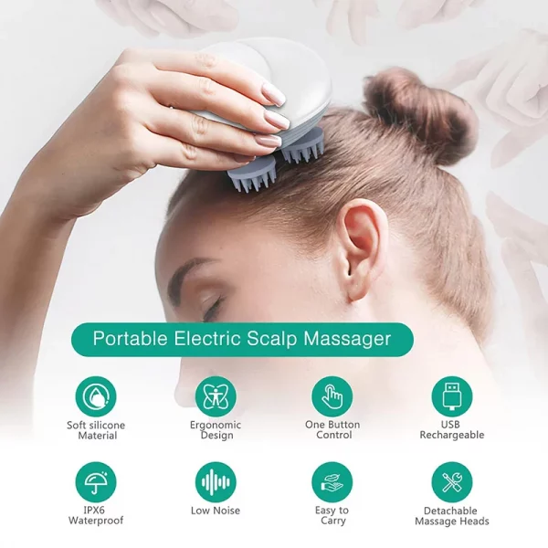 Cordless Head Massager: Relief & Relaxation at Your Fingertips - Image 6