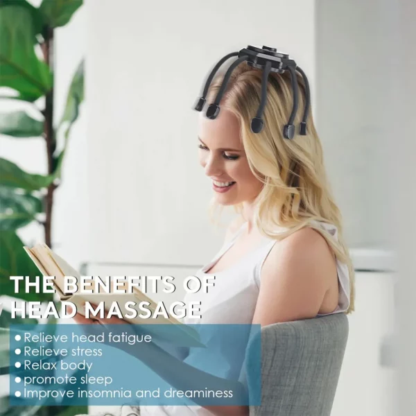 Electric Octopus Scalp Massager: Unleash Relaxation and Improve Hair Growth - Image 3