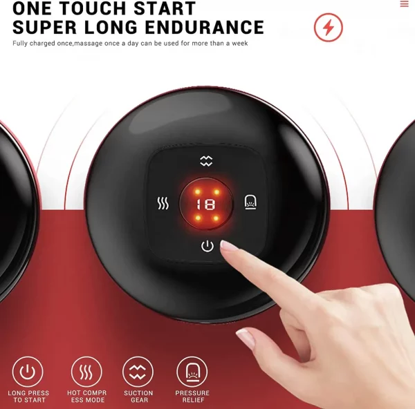 Electric Cupping Set: Intelligent Relief for Back and Neck Pain