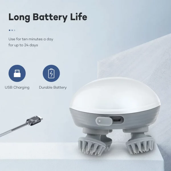 Cordless Head Massager: Relief & Relaxation at Your Fingertips - Image 2