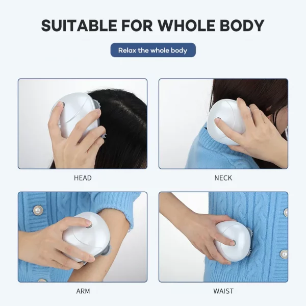 Cordless Head Massager: Relief & Relaxation at Your Fingertips - Image 4